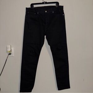 Levi's 512 Men's Dark Black Skinny Jeans